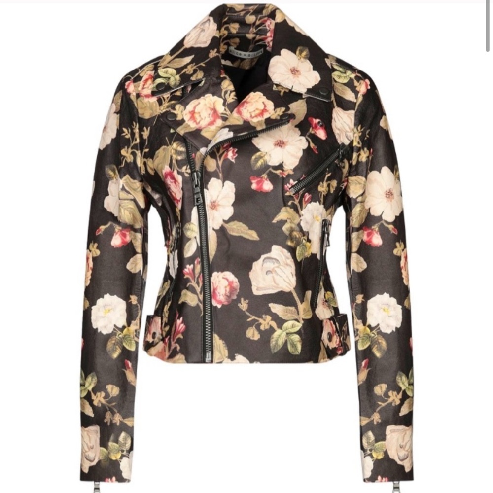 Alice and Olivia Lamb leather jacket